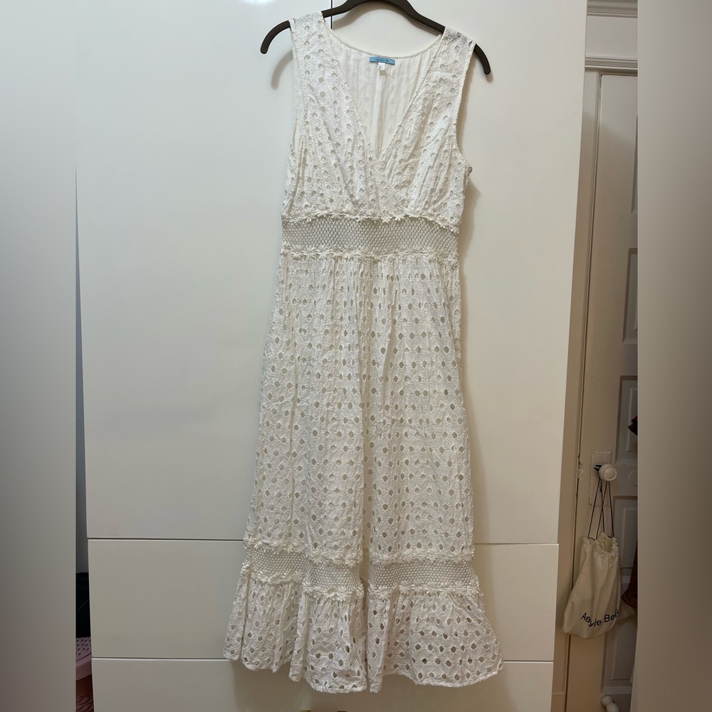 Eyelet summer dress from Anthropologie